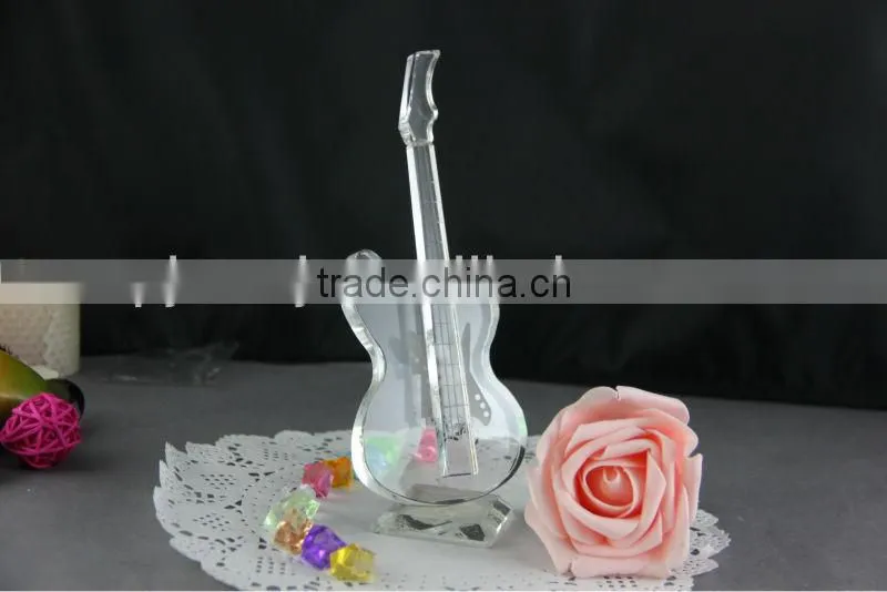 New Design Crystal Violin Model For Souvenirs
