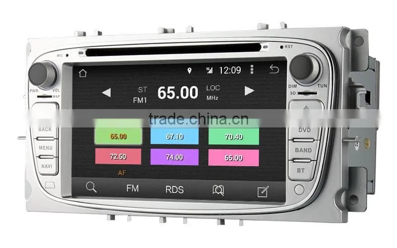 Ownice quad core RK3188 Cortex A9 car stereo player for focus S-MAX built in BT FM Wifi RDS