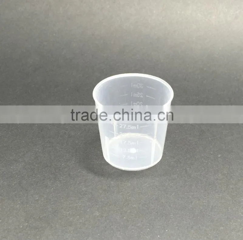 30ml 1 oz plastic pp measure cup