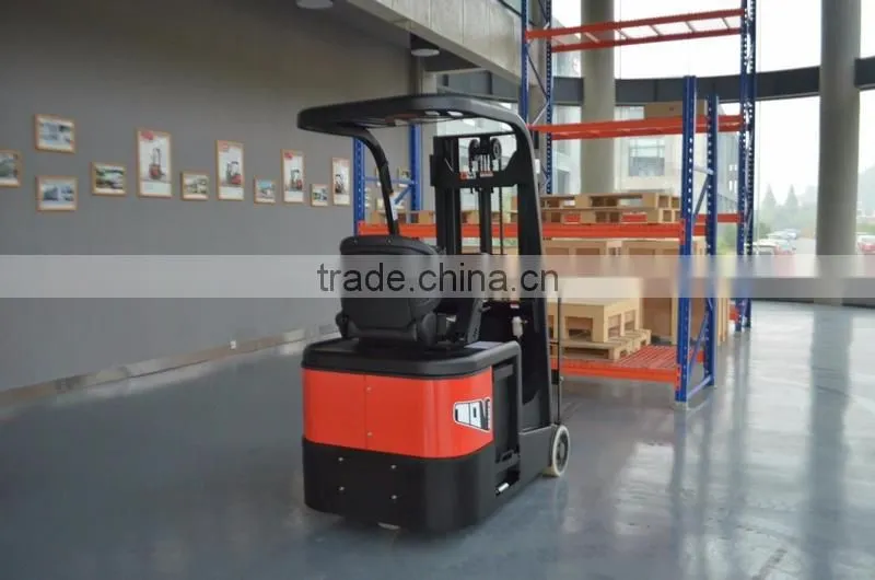 500kg electric forklift with 3 wheel for multistory and ultra small space