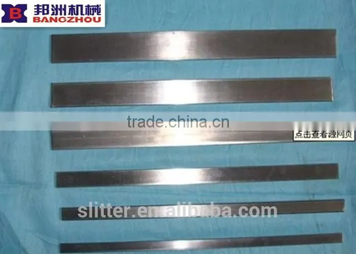flat steel chamfering, straightening and cutting machine