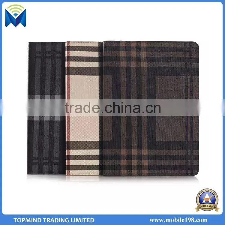 New Stylish Book Style Stand Leather Case for iPad Air 2 with Card Slot