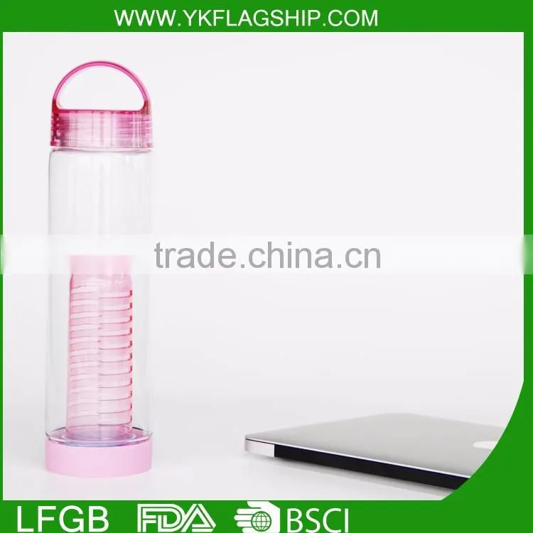 Best Price joyshaker water drinking bottle,pe joyshaker infuser water bottle