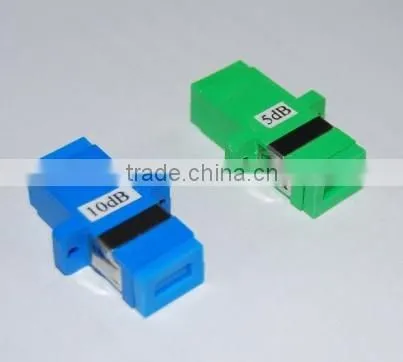 fiber optic sc/upc apc singlemde atenuators female to male,attenuator 0 to 10 db,3db 5db 10db 15db fiber optic attenuator