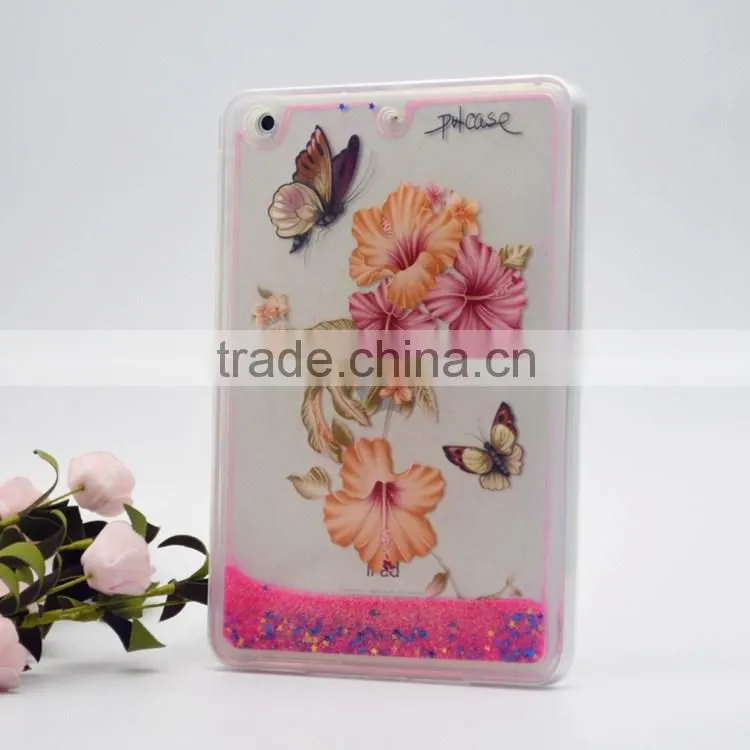 clear soft liquid rubber case for Ipad mini