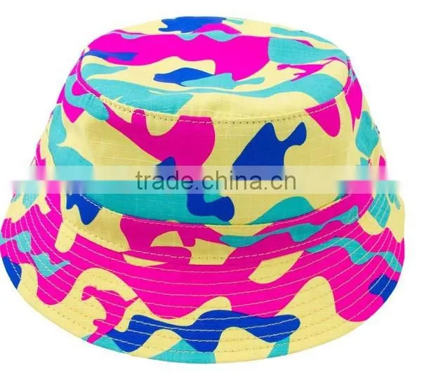 Pink Dolphin Camo Multi Bucket Hat
