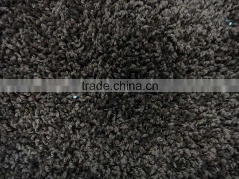 round shaggy thick polypropylene carpet