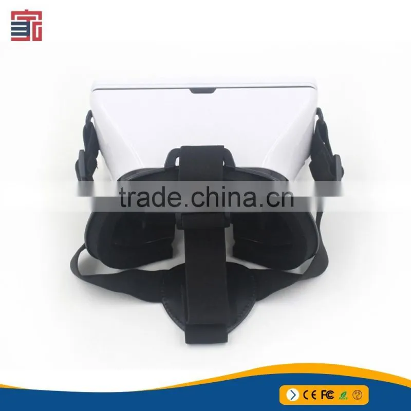 Newest best quality 3.5"-6" inch DIY 3D Virtual Reality VR Google Cardboard 2.0 custom logo print