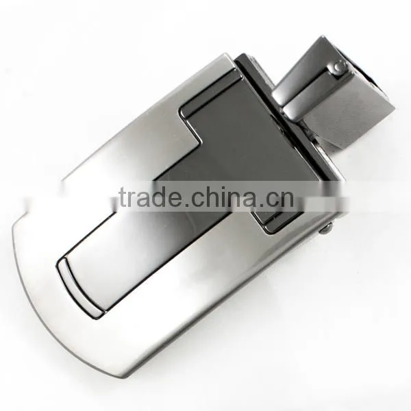 Alloy turning reversible men belt buckle