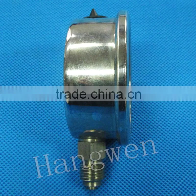 All stainless steel liquid pressure gauge manometer