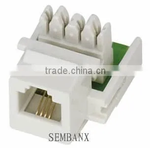 cat3 rj11 utp keystone jack