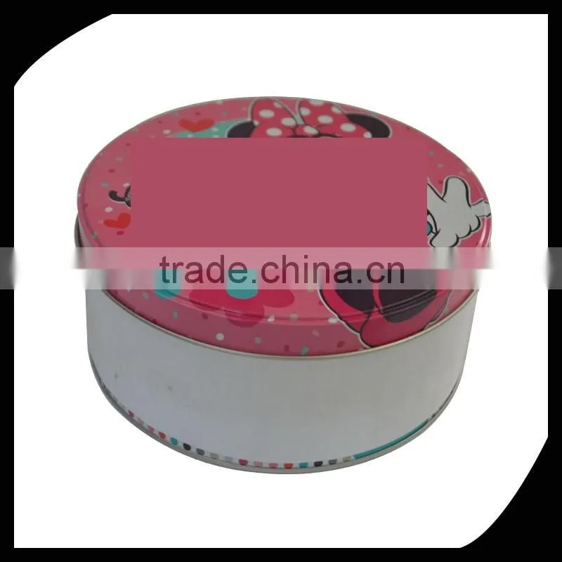 2016 BEST SALE Luxury Design style custom round tin box