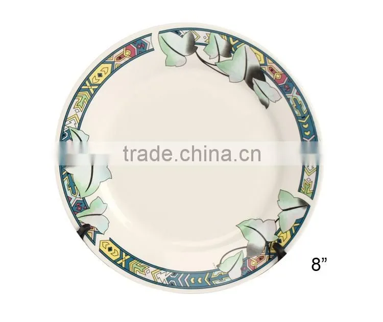 2016 New Range 8" Sublimation Ceramic Flower Plates with coating CY10A