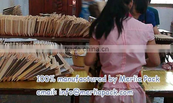 Beauty Salon White Kraft Paper Bag Day Spa Cream and Brown Stripe Bags