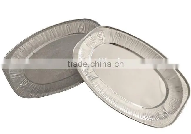 Aluminum Foil Oval Small Platter