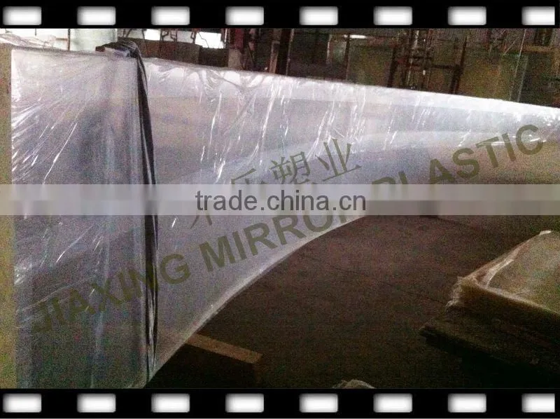 bended acrylic panel