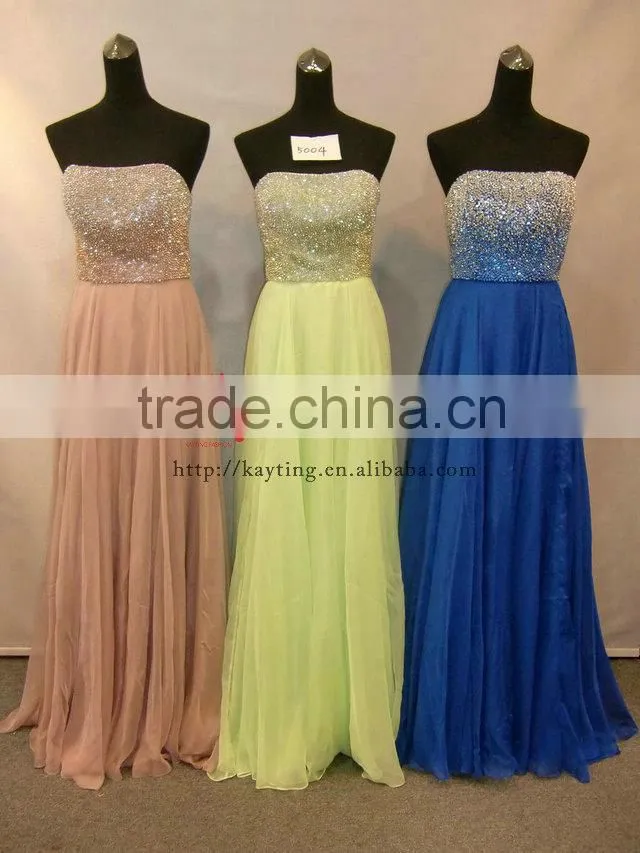 2014 Latest design off-shoulder elegant full figure evening dresses