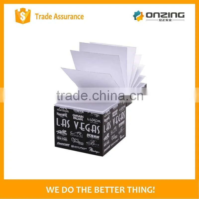 High quality OEM paper block note cube memo pad with custom print