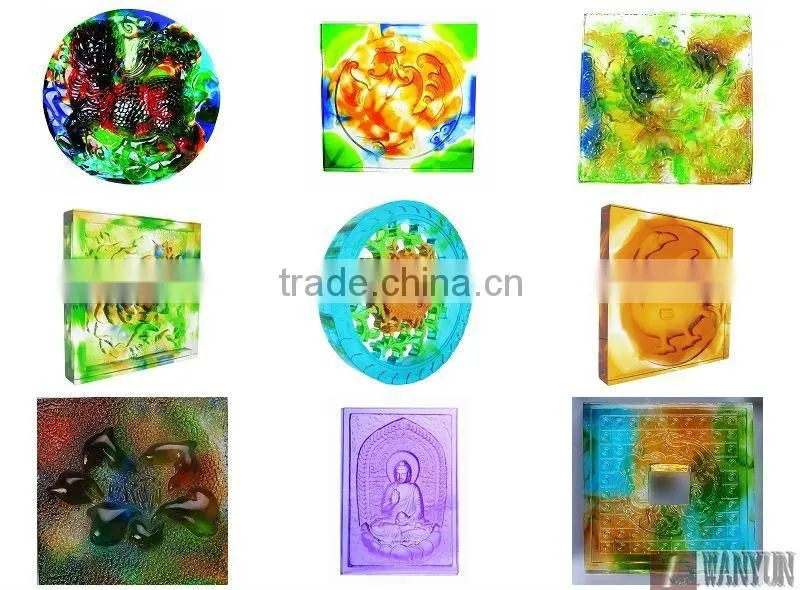 Burj Dubai tower glass crystal wall tile