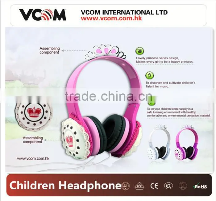 2014 Noise Cancelling OEM Cartoon Headphones from China Factory