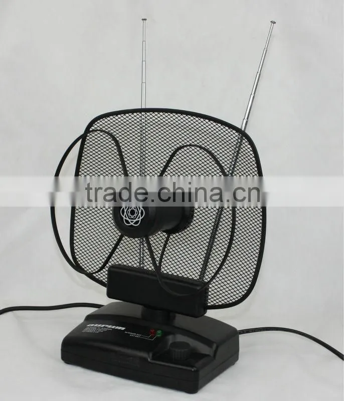 VCOM Hot Sale Remote-Controlled Rotating Indoor Antenna for TV