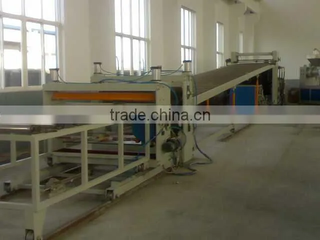 PE plastic building templates extrusion line (plastic machinery)