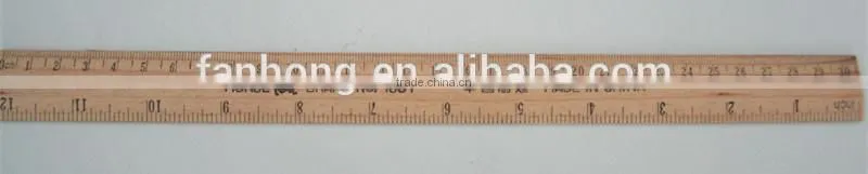 wood 30cm straight ruler,wood ruler,wooden ruler