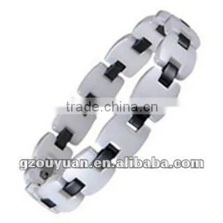 Amazing design simple style white ceramic bracelet