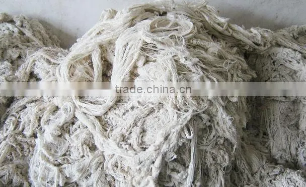 Textile waste recycling line