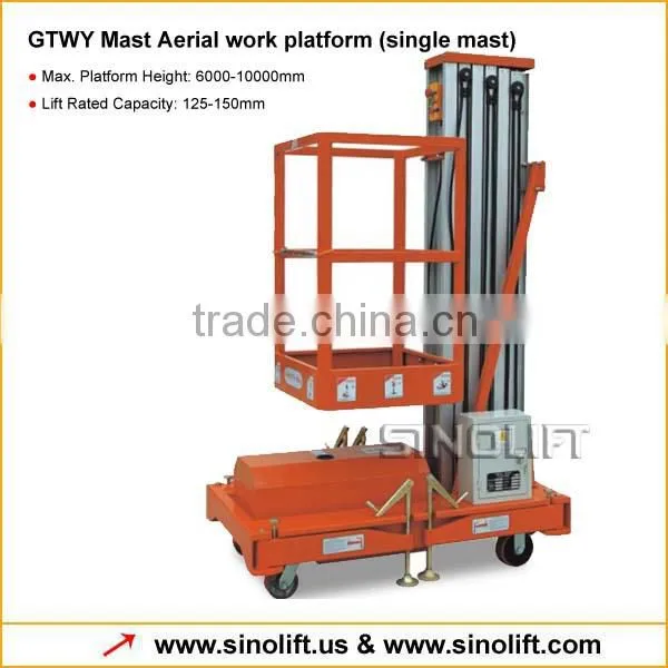 Sinolift-Single Mast Aerial Work Platform with Low Price