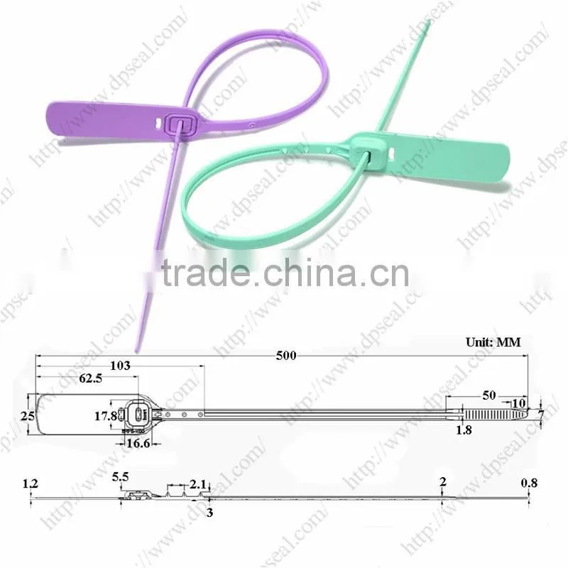 Adjustable Plastic Ultimate High Security Seals For Containers DP-500SH