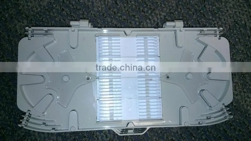 Manufacturer 12,24 ports fiber optical splice tray patch panel with SC/FC/LC/ST PLC splitters in telecommunication network