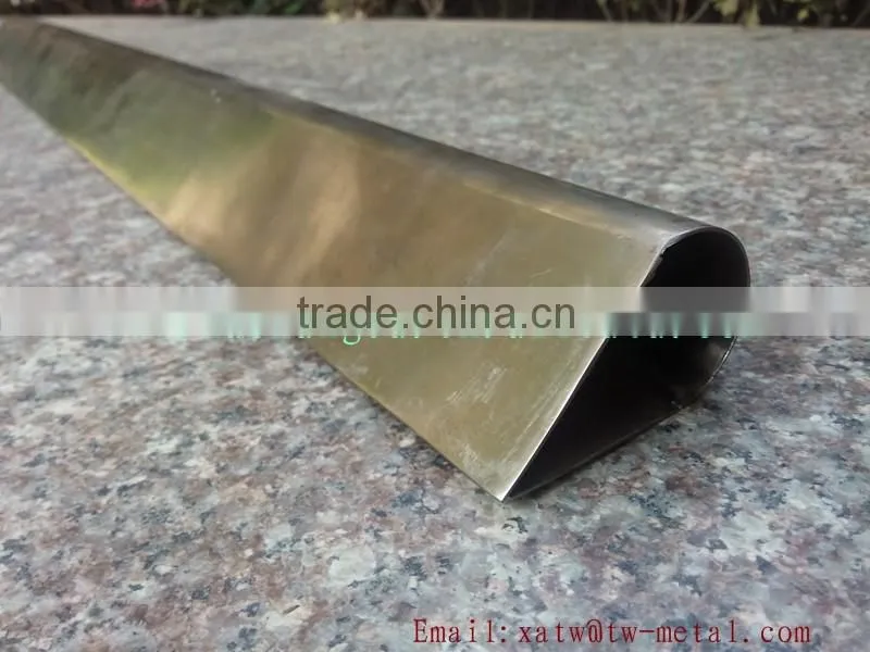 Ti6AL4V titanium water drop tube Gr.5 titanium seamless tube Gr.5 titanium special tube wholesale