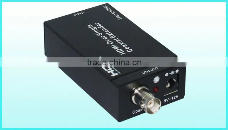 Professional HDMI extender over coaxial cable with IR control, 100meters