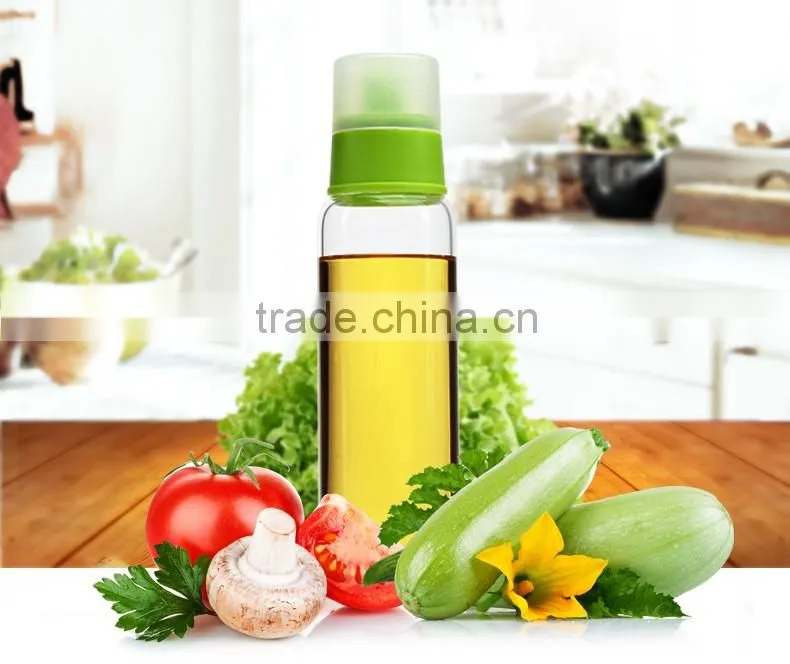 Hot sale Small cooking oil glass bottle 240ml QM437