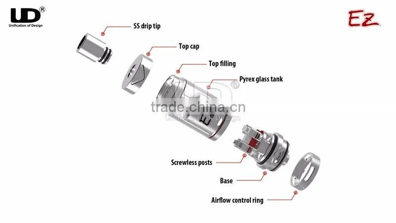high quality new design China e cig liquid tank