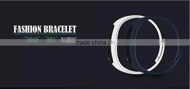 2016 Fashion fitness tracker smart bracelet, pedometer, health sleeping monitoring for Android IOS Phone