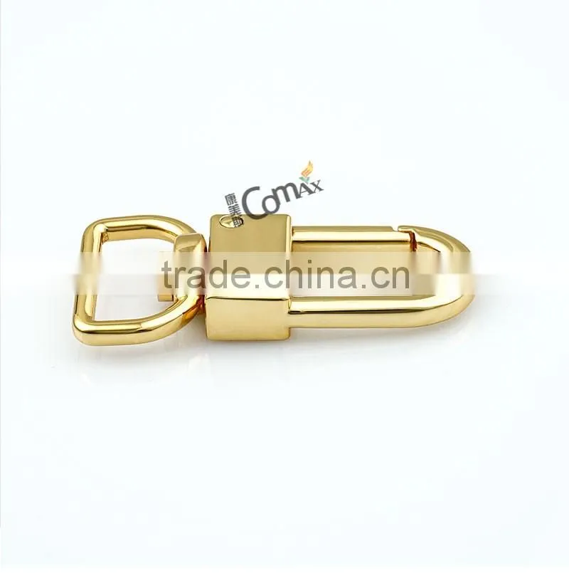 Square shining metal snap hook spare suitcase parts