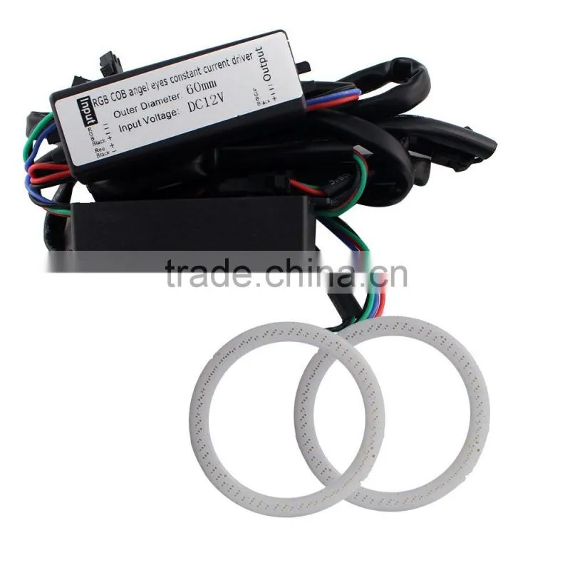 High power COB RGB led angel eye head lamp
