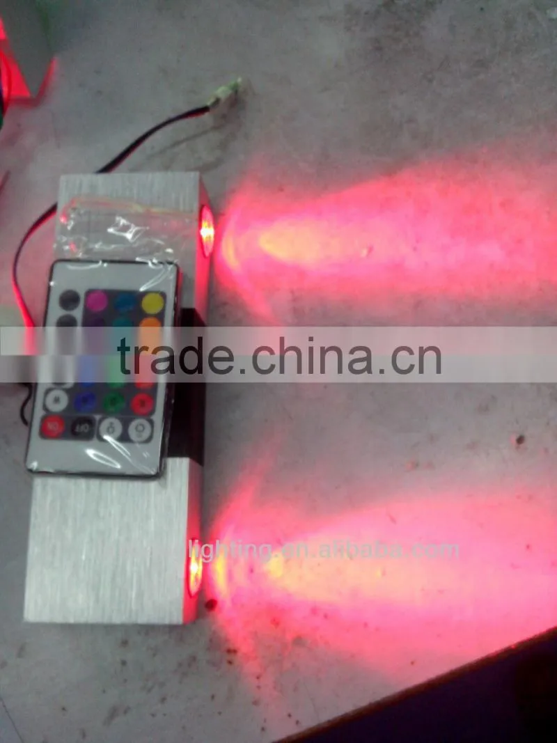 RGB wall light with remoted controller