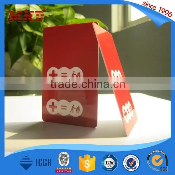 MDCL612 Programmable rfid card with magnetic stipe card with card holder
