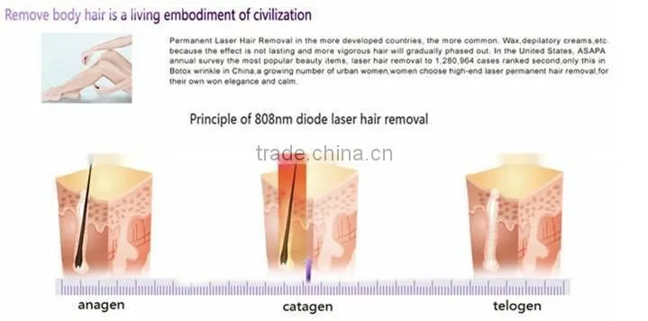 Newly designed most advanced professional vertical 808nm diode laser hair removal skin spa medical apparatus