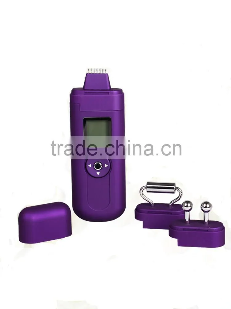 Collagen stimulation face lift galvanic current beauty device