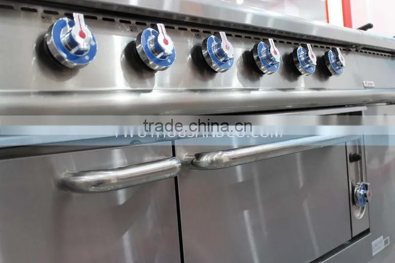 4 Burners Gas Range, 1 Baking Oven, 1 Grill - Electric Oven, TT-WE157D