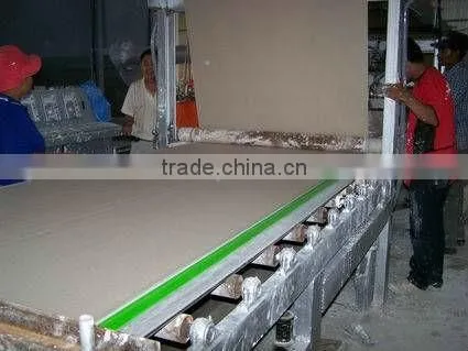 Latest gypsum board machinery
