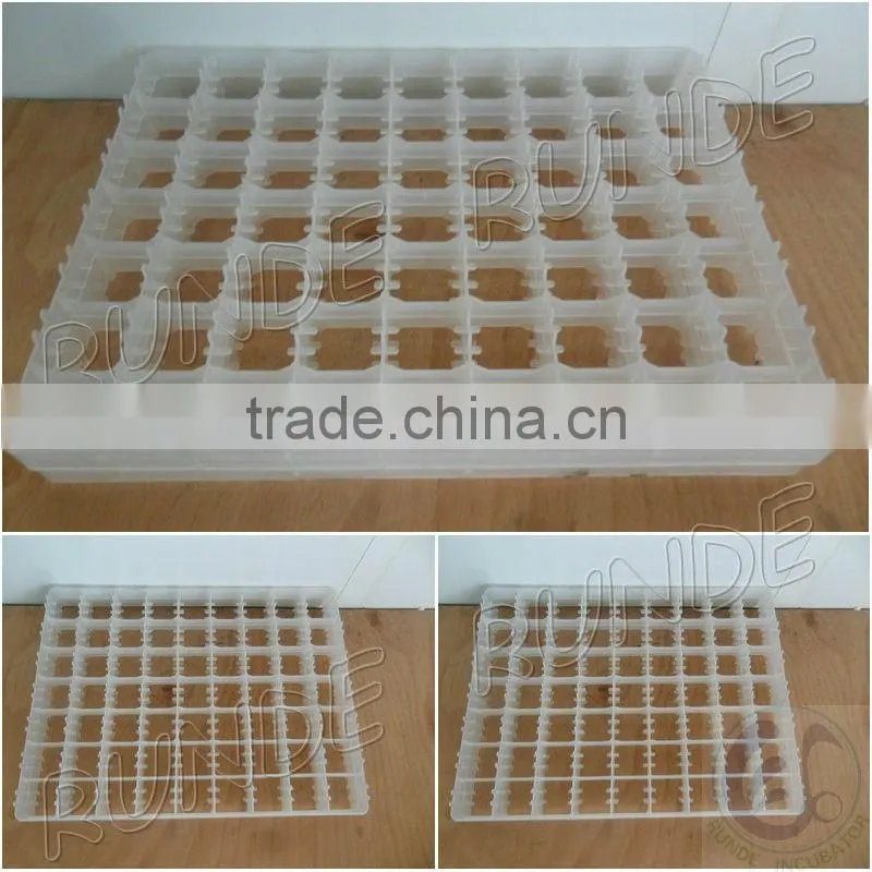 incubator spare parts 63pcs duck/turkey egg tray for poultry hatching brooder
