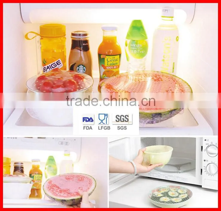 Silicone vacuum smart lid with special design