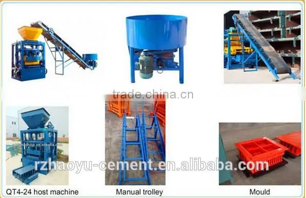 mobile concrete block brick making products machinery
