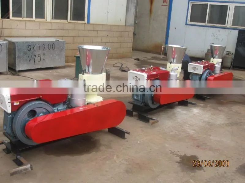 diesel engine pellet mill for sale/Wood pellet mill with diesel engine instruction