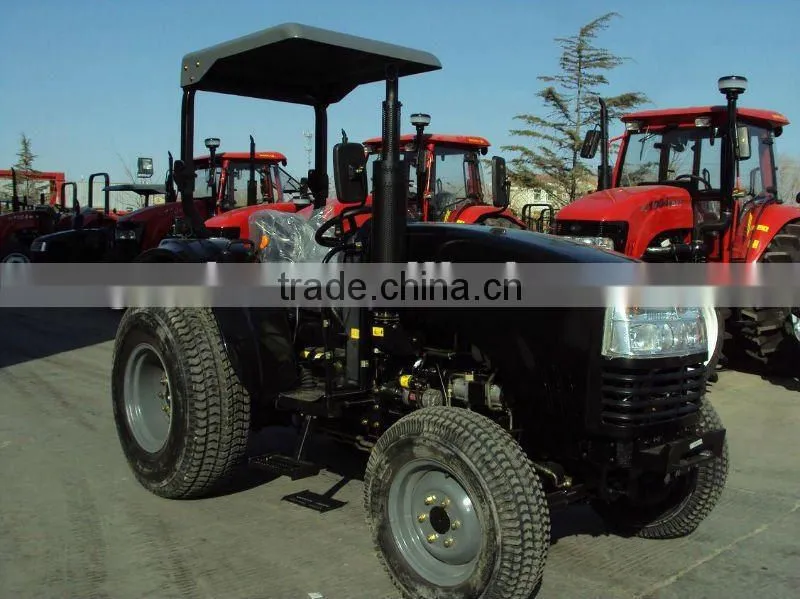 Compact garden turf tyre black tractor, 40HP, 4WD, can fit with 4in1 loader, backhoe, slasher, post hole digger.